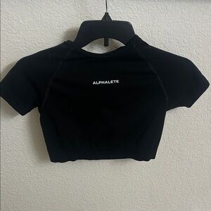 Alphalete Black Crop Top